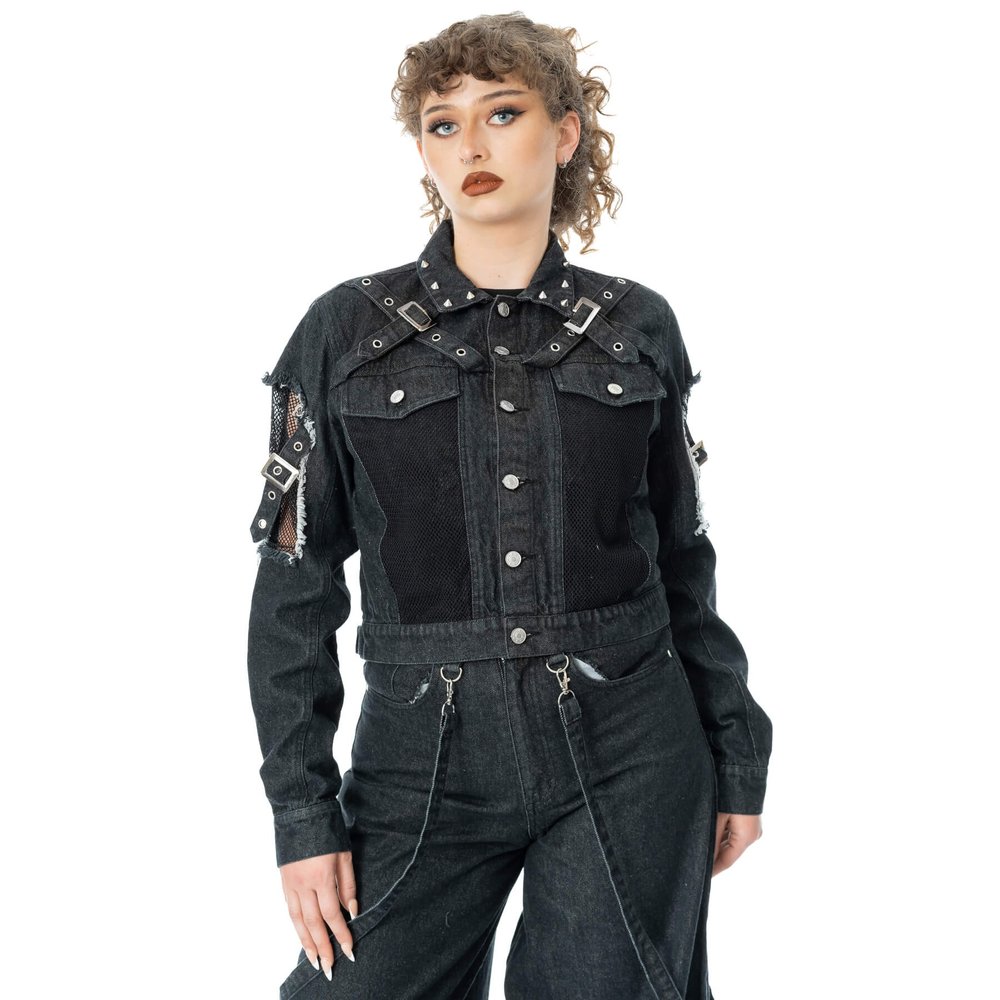 Vixxsin - Tatiana Stonewash Jacket - Black